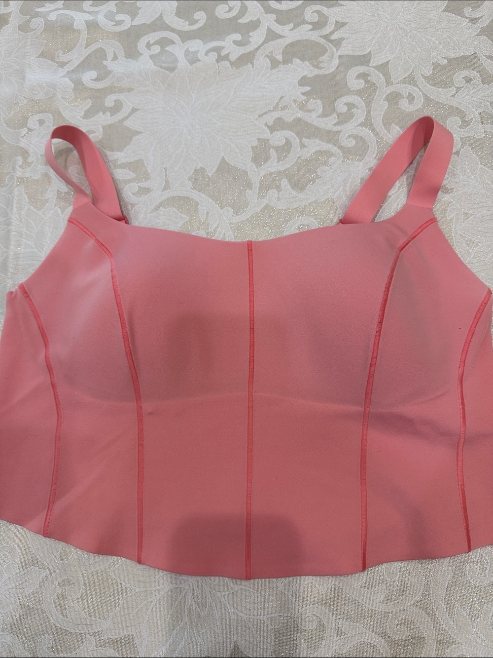 Offline by Aerie Pink Longline Sports bra Size XL